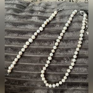 Carolee Faux Pearl Necklace and Bracelet Set
